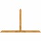 Ekena Millwork Portland Rough Sawn Timber Gable Bracket, Western Red Cedar, 84"W x 49"H x 4"D x 4"F, 14/12 Pitch GBW084X49X0404POR00RWR - alternate 1